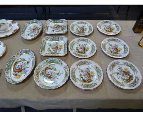 Quantity of Coapland Spode Dinnerware Waring & Gillows