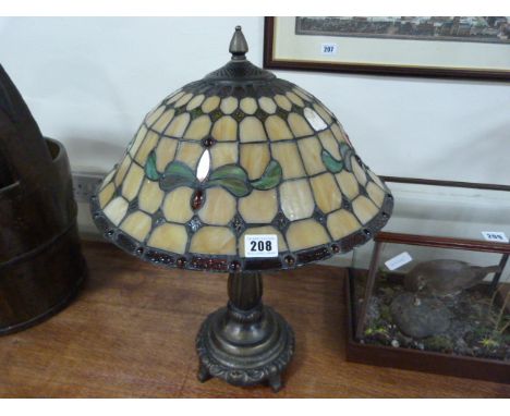 Reproduction Tiffany Table Lamp & Shade