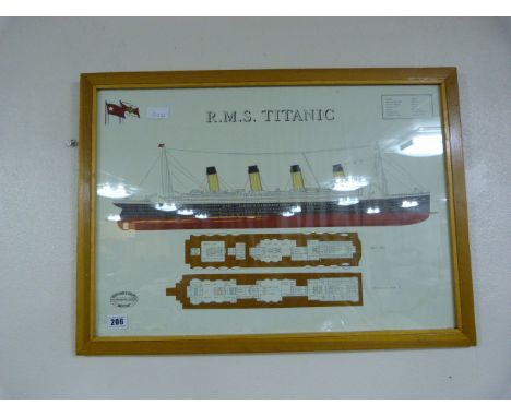 Framed Harland Wolff Titanic Print