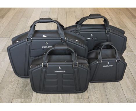 FERRARI 599GTB LUGGAGE SET BY SCHEDONI a beautiful four piece luggage by Schedoni for the Ferrari 599 GTB model comprises two