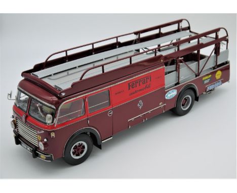 CMC MODELS 1:18 SCALE MODEL OF THE 1962 FIAT TYP 642 RN2 BARTOLETTI FERRARI RACE TRANSPORTER (reference M084) one of the most