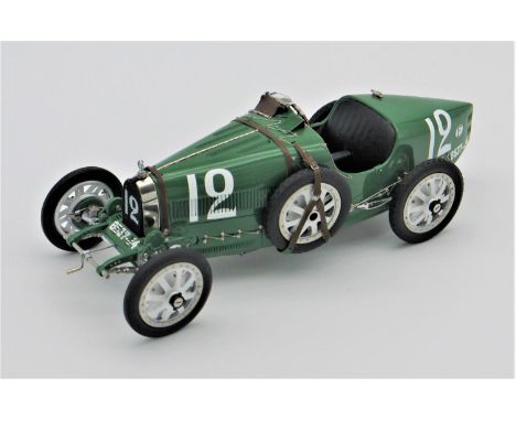 CMC MODELS 1:18 SCALE MODEL OF THE 1920 BUGATTI TYPE 35 GRAND PRIX ENGLAND NUMBER 12 CAR (reference M100)  finished in the pe