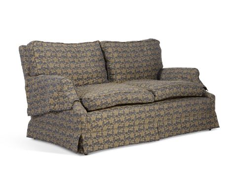 AN UPHOLSTERED SOFABY LENYGON & MORANT LTD, SECOND HALF 20TH CENTURYThe label to the underside titled 'LENYGON & MORANT LTD M