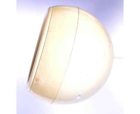 Studio Tetrarch - Artemide - Pallade - A rare original 1960's retro vintage ceiling light lamp fixture pendant of cream plast