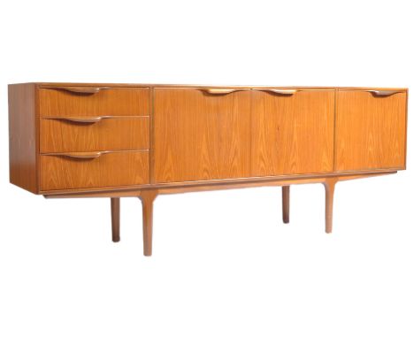 Tom Robertson - A.H. Mcintosh Of Kirkcaldy - Dunvegan Range - A 1960's retro vintage teak wood sideboard having the central t