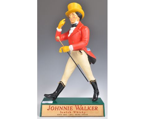 Johnnie Walker - Mica Products - Scotch Whiskey - A 1970's retro vintage point of sale pub advertising breweriana plastic dis