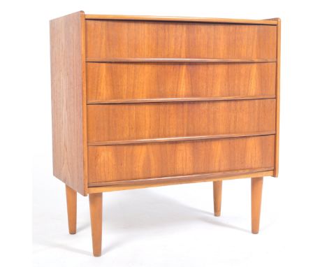 Fredrik Kayser - Skeie &amp; Co Mobelfabrik - An original 1960's Scandinavian Norwegian&nbsp; retro vintage teak wood chest o