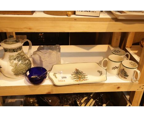 Small quantity of ceramics including Adams and Spode. Not available for in-house P&amp;P. 