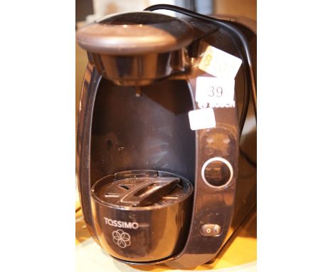 Bosch Tassimo coffee maker. Not available for in-house P&P.Condition Report: All electrical items in this lot have been PAT t
