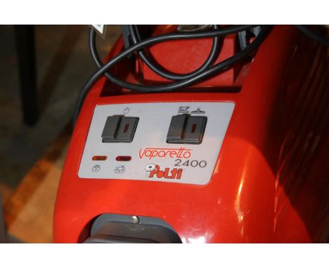 Polti Vaporetto upholstery steamer. Not available for in-house P&P. Condition Report: All electrical items in this lot have b