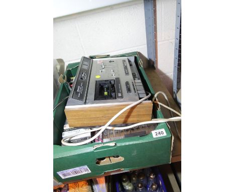 Sony stereo cassette-corder TC-161SD and some music cassettes. Not available for in-house P&P.Condition Report: All electrica