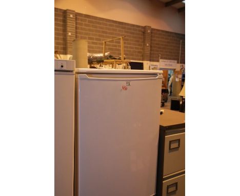 Under counter Essential fridge, model CUL55W18. Not available for in-house P&P.Condition Report: All electrical items in this