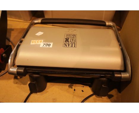 Lean fat grilling machine (unused). Not available for in-house P&P.Condition Report: All electrical items in this lot have be