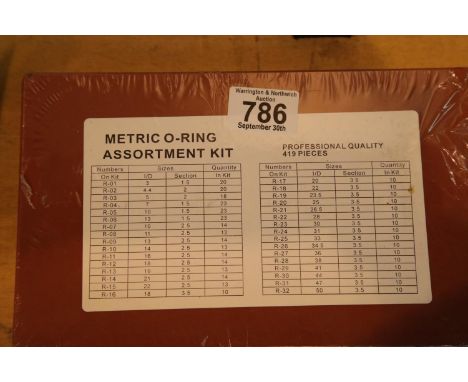 New metric O ring assortment kit - 419 pieces. Not available for in-house P&amp;P. 