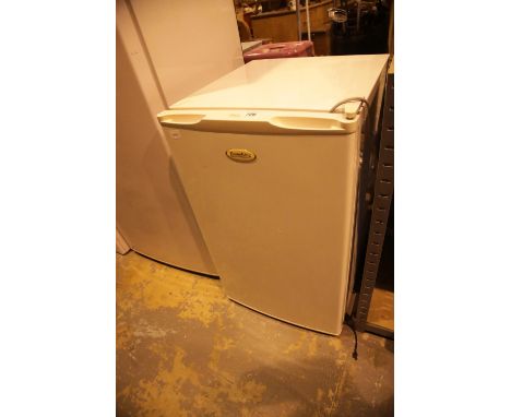Homeking under counter fridge. Not available for in-house P&P.Condition Report: All electrical items in this lot have been PA