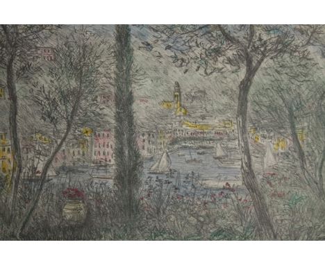 Michele Cascella (Italian. 1892-1989). Lithograph. Limited edition of 10. This one is 4/10. Signed and titled in pencil. Fram