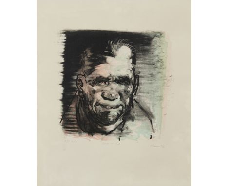 [§] PETER HOWSON O.B.E. (SCOTTISH B.1958)  FACE OF GOD   Signed and inscribed with title and dated '94 in pencil to margin, A