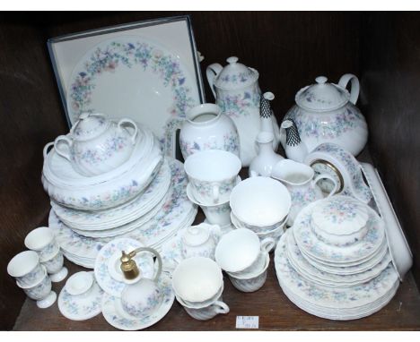 SECTION 36.  A Wedgwood 'Angela' pattern part tea and dinner service comprising teapot, coffee pot, cake stand, four coffee c