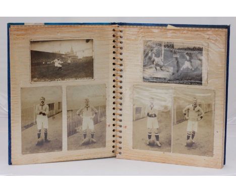 Portsmouth FC interest.  A collection of twenty-four early 20th Century postcards of Portsmouth FC including action shots and