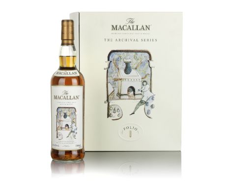  The Macallan Folio 1Distilled and bottled by The Macallan Distillers Ltd.In original presentation case (damages) accompanied