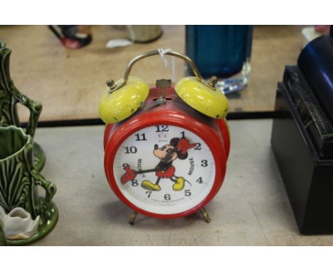 Bradley Walt Disney Mickey mouse alarm clock