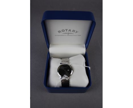 Boxed rotary watch