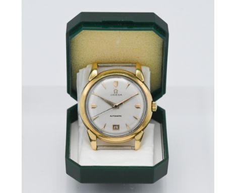 Omega, a gents 18ct yellow gold Seamaster Automatic wristwatch, case number 11140744, model number 2627SC, movement number 12
