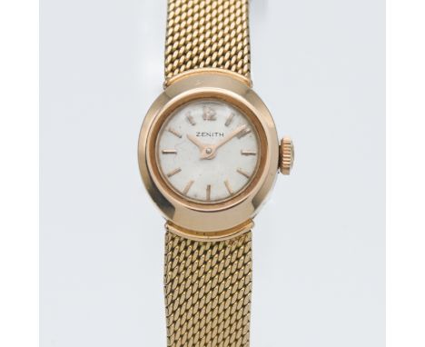 Zenith, a ladies 18ct yellow gold bracelet watch, approx. 29.7g
