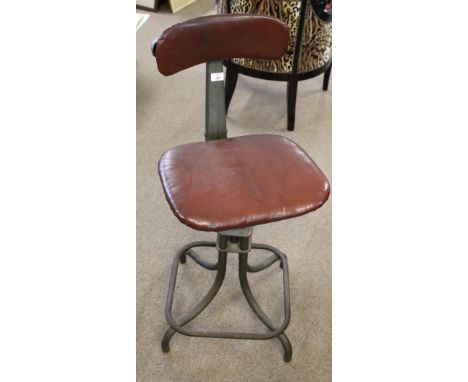 Vintage Leabank swivel office/desk chair