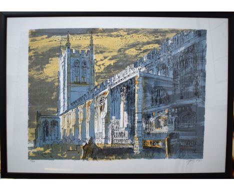 •AR John Piper, CH (1903-1992), "Long Melford Church", lithograph, signed and numbered 250/275 in pencil to lower margin, 46 
