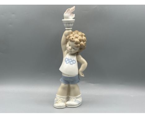 Lladro figure 4968 Olympic Puppet, good condition, height 25cm