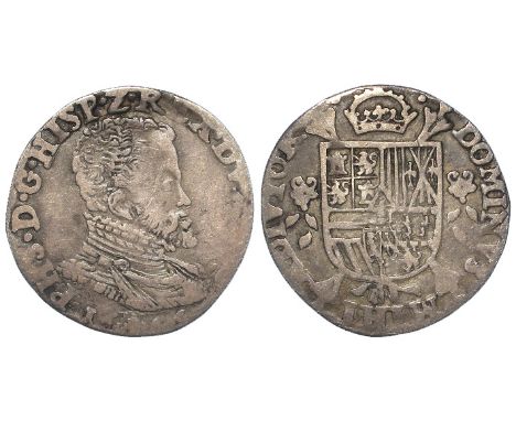 Philip II of Spain [husband of Mary Tudor, 1554-1558], silver escalin or one fifth ducatoon, of the Spainish Netherlands, dat