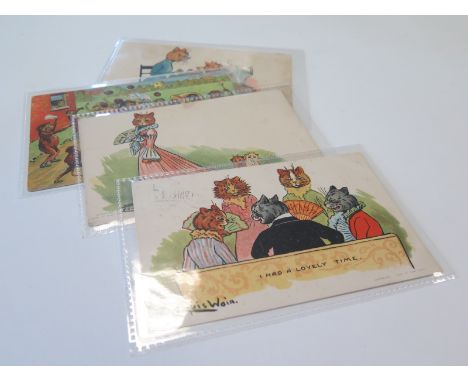 Louis Wain, Davidson 6092 x 3 & Valentine Monkeys   (4)