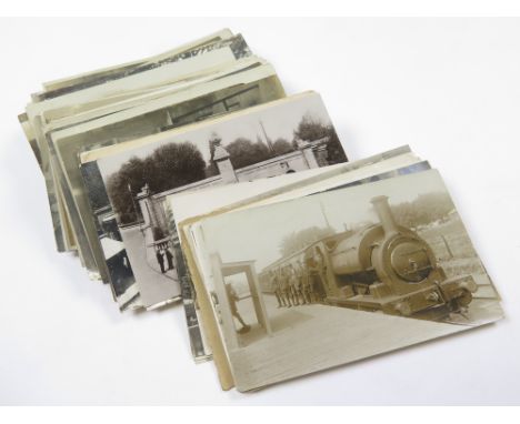 Military, very nice selection, R/P's, volunteers, station, camps at home & abroad, needs viewing   (approx 90 cards)