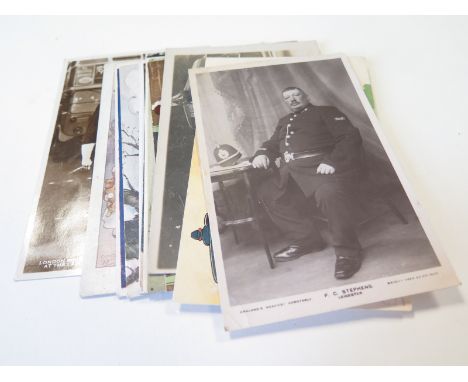 Police, comic, R/P's, artist drawn small selection   (approx 17 cards)