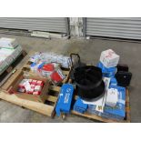 (Lot) (2) Pallets Assorted Items, System Sensors mod. 270, SRL130 Thermostat & Furnace Ignitors