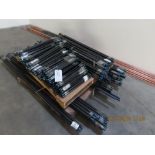 (Lot) Charman, Assorted Sizes, 1/2''x24'', 3/4''x48'', 1/2''x60'' Black Pipe Nipples (Over 200