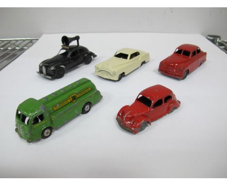 Five Diecast Vehicles River Series Standard Vanguard, River Series American Buick repainted Kembo Police Speaker Car. A 1950 
