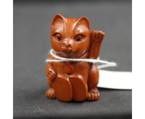 Japanese 20th Century Mouse Netsuke - Signed - Great high quality Detail and Really Cute - Nice Condition