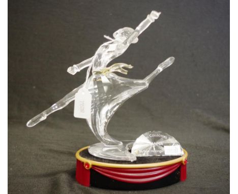 Swarovski crystal SCS Anna "Magic of Dance" retired 2004, #627396, includes stand &amp; plaque, in original boxes with certif