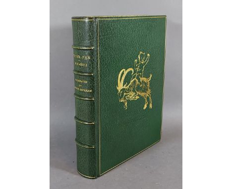 One volume Peter Pan In Kensington Gardens by J.M. Barrie, illustrated by Arthur Rackham, first Edition, bound by Zaehnsdorf,