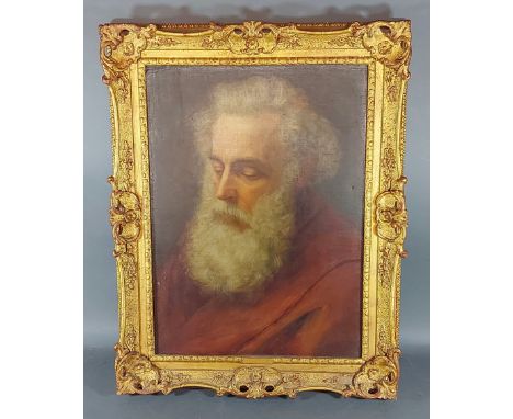 An early 20th Century portrait of a bearded gentleman, oil on canvas, 49cms by 36cms 