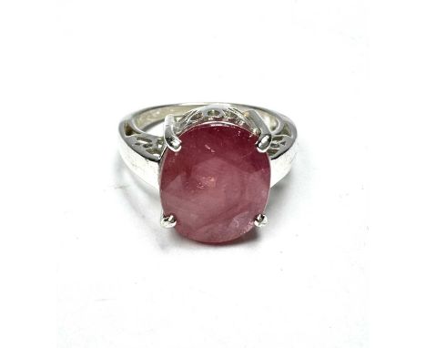 A 9ct gold ruby single-stone ring, ruby estimated weight 9ct, hallmarks for Birmingham 2006, ring size N1/2, 6.2g