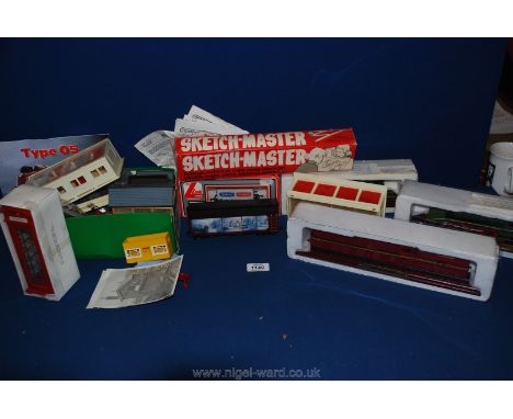 A quantity of model trains including DR 18201 Pacific train, DR 05 class train and Shay locomotive, Lima Unigate model and a 
