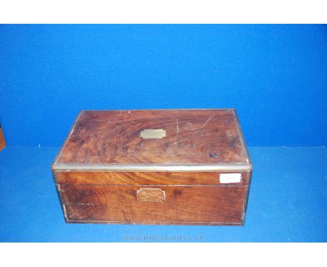 A vintage Writing slope by B.M. Steer 1891 a/f.