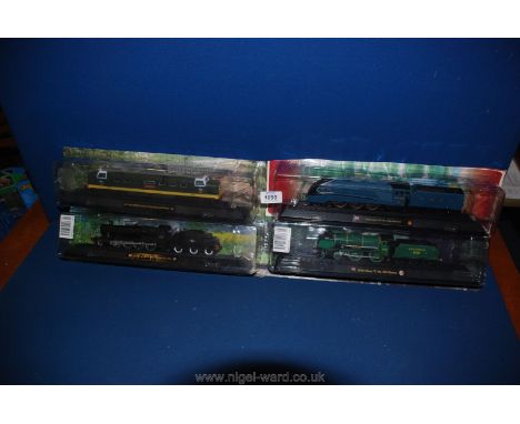 Four collectors trains including 1918 Churchward, 1938 Class A4 no.4468 Mallard, 1961 Deltic 'The Kings Own Light Infantry' a