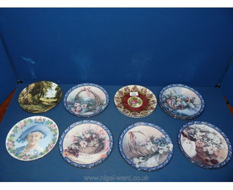 A quantity of display Plates including continental, Royal Worcester, commemorative, floral, etc.