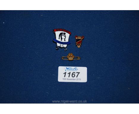 Three 20th c. enamel Badges to include Bristol Speedway.