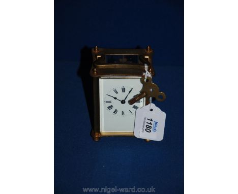 A French carriage Clock.