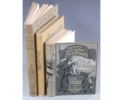 John Keats Poetical Works with a critical Essay by Robert Bridges and Illustrated in colour by Claude A. Shepperson published